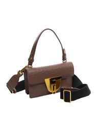 COCCINELLE NICO OSTRICH Minibolso de piel estampado algarroba - Bolsos Mujer - 2