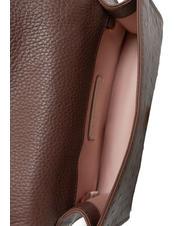 COCCINELLE NICO OSTRICH Minibolso de piel estampado algarroba - Bolsos Mujer - 5