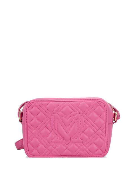 QUILTED Bolso de hombro para cámara fucsia - Bolsos Mujer