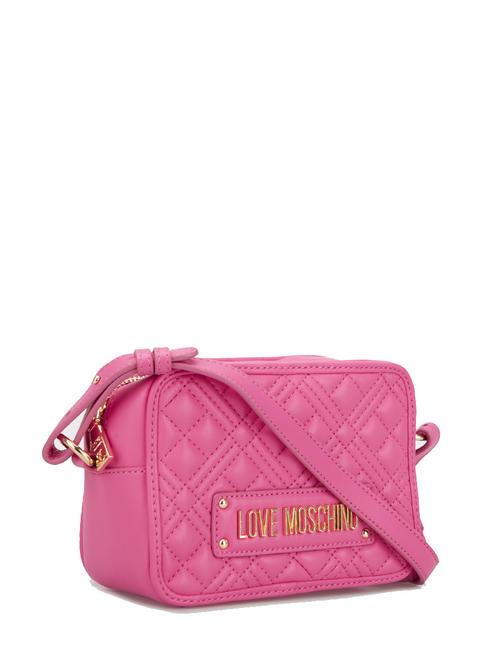 QUILTED Bolso de hombro para cámara fucsia - Bolsos Mujer