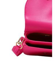 LOVE MOSCHINO SADDLE Mini bolso bandolera, con bandolera fucsia - Bolsos Mujer - 4