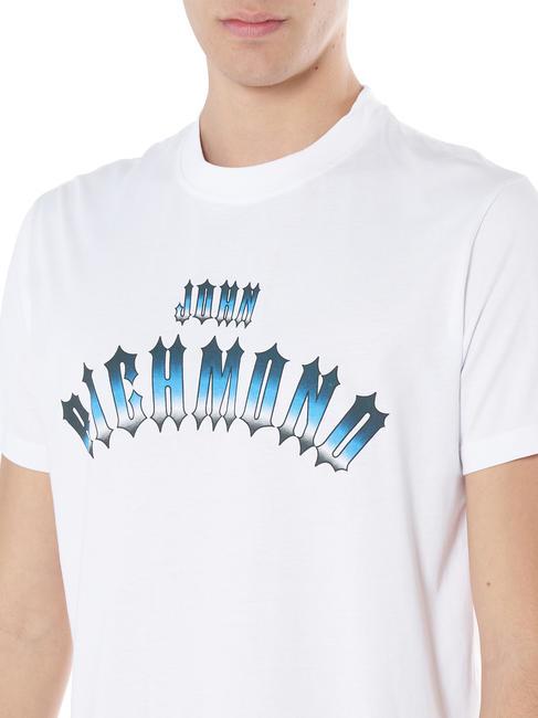 MORALES Camiseta de algodón blanco - camiseta