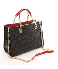 POLLINI Heritage Classic Malet&iacute;n de mano, con bandolera laca negra - Bolsos Mujer - 2