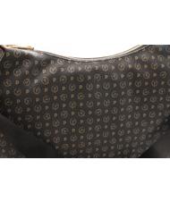 POLLINI Heritage Classic Bolso de hombro, con detalles de piel laca negra - Bolsos Mujer - 3