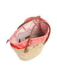 MANDARINA DUCK SEASHELL STRAW Bolsa de hombro CORAL - Bolsos Mujer - 4