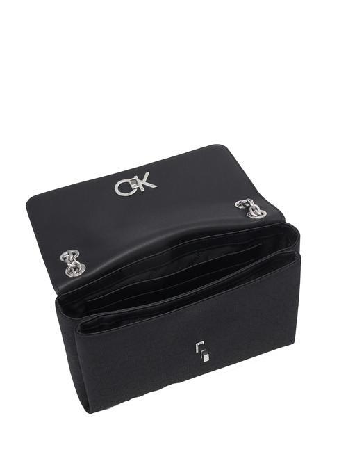 RE-LOCK Convertible Bolso de hombro/bandolera negro y negro - Bolsos Mujer