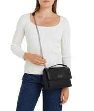 CALVIN KLEIN RE-LOCK Convertible Bolso de hombro/bandolera negro y negro - Bolsos Mujer - 5