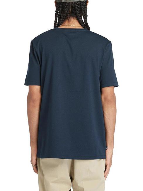KENNEBEC RIVER LINEAR LOGO Camiseta de algodón zafiro oscuro - camiseta