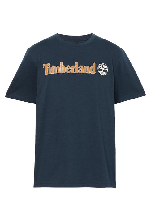 KENNEBEC RIVER LINEAR LOGO Camiseta de algodón zafiro oscuro - camiseta