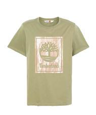 TIMBERLAND STACK LOGO Camiseta de algodón tierra cassel - camiseta - 4