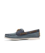 TIMBERLAND CLASSIC BOAT Zapato náutico de piel nubuck azul medio - Zapatos Hombre - 3