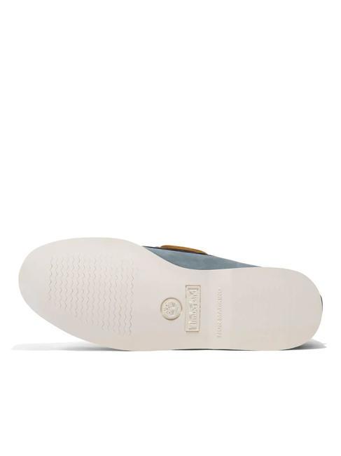 CLASSIC BOAT Zapato náutico de piel nubuck azul medio - Zapatos Hombre