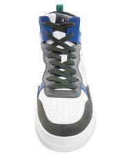 ARMANI EXCHANGE A|X Zapatillas altas verde oscuro+azul - Zapatos Hombre - 4