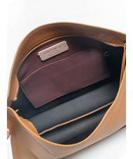 COCCINELLE SNIP Bolso bandolera de piel martillada cuero/negro - Bolsos Mujer - 6