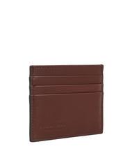 THE BRIDGE BIAGIO  Tarjetero de piel marrón 14/rutenio paladio - Carteras Hombre - 2