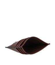 THE BRIDGE BIAGIO  Tarjetero de piel marrón 14/rutenio paladio - Carteras Hombre - 3