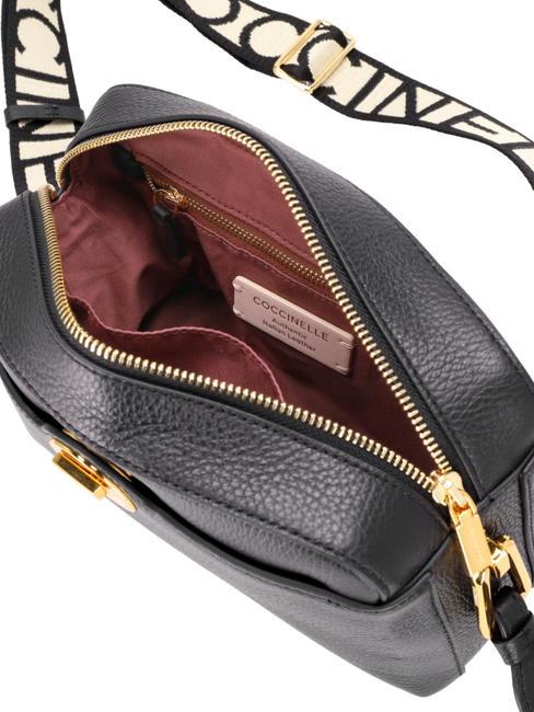 LIYA SIGNATURE Bolso bandolera, en piel. negro - Bolsos Mujer