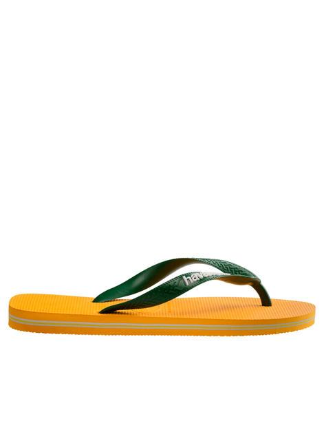 BRASIL LOGO Chanclas para hombre pop amarillo - Zapatos unisex