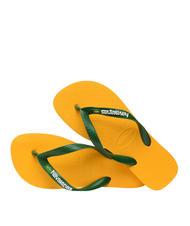 HAVAIANAS BRASIL LOGO Chanclas para hombre pop amarillo - Zapatos unisex - 4