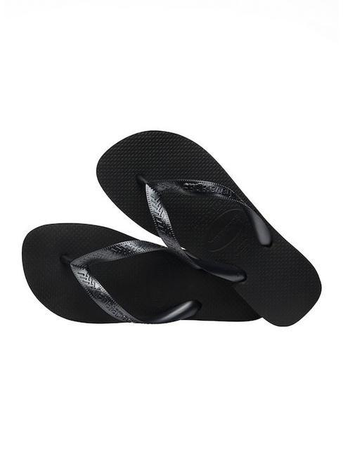 TOP TIRAS SENSES Chancletas NEGRO - Zapatos Mujer