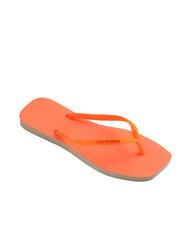 HAVAIANAS SQUARE GLITTER NEON Chancletas - Zapatos Mujer