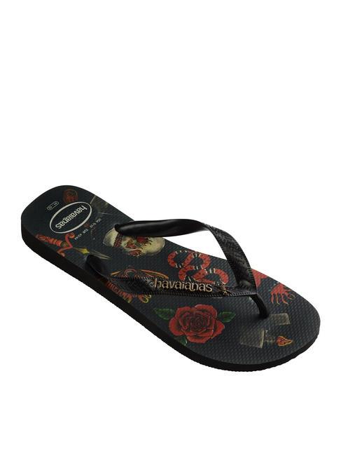 TOP TRIBO Chanclas TOP negro negro - Zapatos Hombre