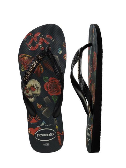 TOP TRIBO Chanclas TOP negro negro - Zapatos Hombre