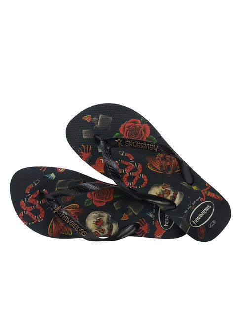 TOP TRIBO Chanclas TOP negro negro - Zapatos Hombre