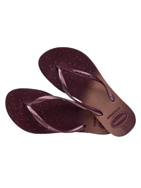 SLIM GLOSS Chancletas suelo morado - Zapatos Mujer