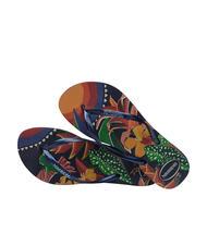 HAVAIANAS  Chanclas TROPICALES DELGADAS NAVY / Azul / azul marino - Zapatos Mujer - 6