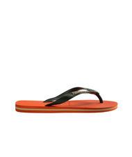 HAVAIANAS BRASIL LOGO Chanclas para hombre naranja atardecer - Zapatos unisex - 2