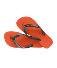 HAVAIANAS BRASIL LOGO Chanclas para hombre naranja atardecer - Zapatos unisex - 4