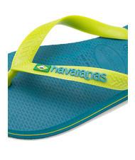 HAVAIANAS BRASIL LOGO Chanclas para hombre azul amazonita - Zapatos unisex - 3
