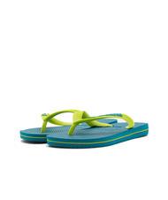 HAVAIANAS BRASIL LOGO Chanclas para hombre azul amazonita - Zapatos unisex - 4
