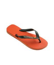 HAVAIANAS BRASIL LOGO Chanclas para hombre naranja atardecer - Zapatos unisex - 3