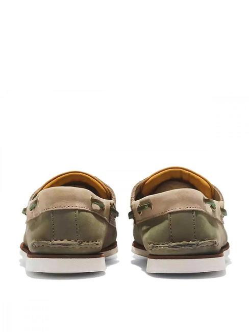 CLASSIC  Zapatos del barco verde liquen profundo - Zapatos Hombre