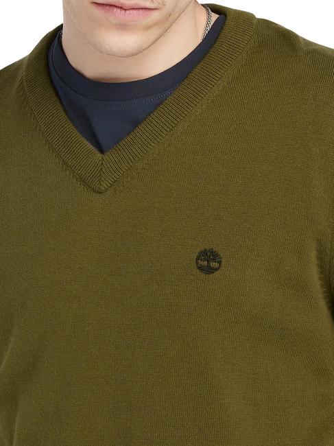 WILLIAMS RIVER  Jersey de algodón darkoliv - Suéteres de los hombres