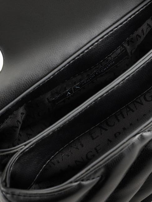 A|X MATELASSE Mini bolso de hombro negro - Bolsos Mujer