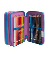 CAMOMILLA DREAMS&FLOWERS Estuche escolar 3 cremalleras con kit escolar - Estuches y Accesorios