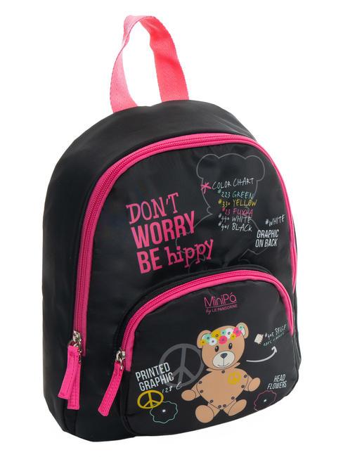 DON'T WORRY BE HIPPY Mini mochila negro - Mochilas Escuela & Tiempo Libre