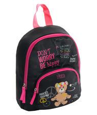 MINIPA' DON'T WORRY BE HIPPY Mini mochila negro - Mochilas Escuela & Tiempo Libre - 4