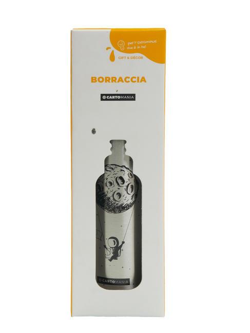 GIFT&DECOR Botella con tapón de pajita 500 ml. plata - Botellas térmicas