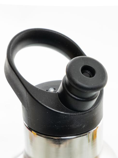 GIFT&DECOR Botella con tapón de pajita 500 ml. plata - Botellas térmicas