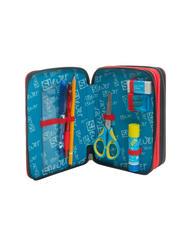 SJGANG EVER Estuche escolar 3 cremalleras con kit escolar - Estuches y Accesorios