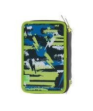 SJGANG EVER Estuche escolar 3 cremalleras con kit escolar Bluedeep - Estuches y Accesorios - 5