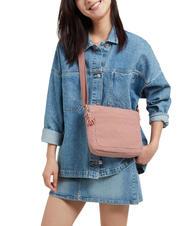 KIPLING SEBASTIAN Bolso bandolera con bolsillo rosas tiernas - Bolsos Mujer - 6