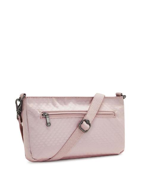 MASHA Bolso bandolera pequeño relieve de flujo rosa - Bolsos Mujer