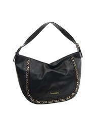 BRACCIALINI NORA Bolso bolso de cuero negro - Bolsos Mujer - 2