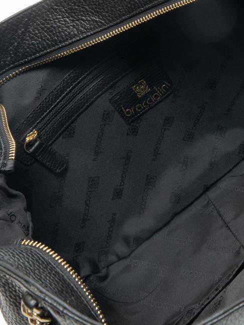 NORA Bolso bolso de cuero negro - Bolsos Mujer