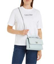 CALVIN KLEIN RE-LOCK Convertible Bolso de hombro/bandolera paloma - Bolsos Mujer - 6